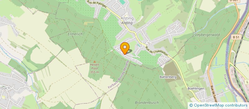 localisation de l'entreprise MONSIEUR JEAN-MICHEL CASTILLO  ALSTING