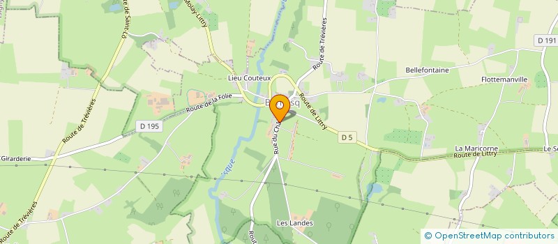 localisation de l'entreprise MONSIEUR JEAN-MICHEL CATTELAIN  TREVIERES