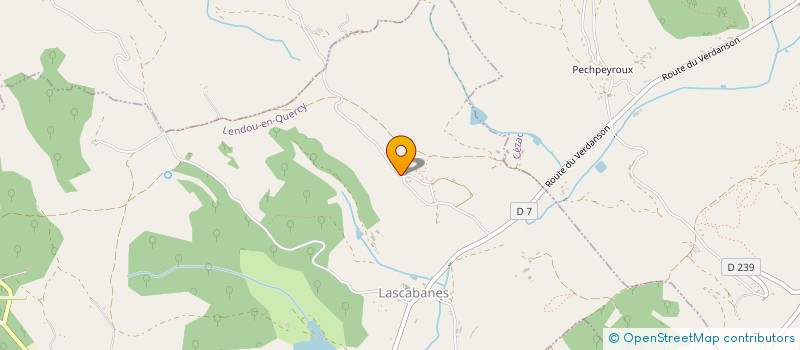 localisation de l'entreprise MONSIEUR JEAN MICHEL CAYON GLAYERE  LENDOU-EN-QUERCY