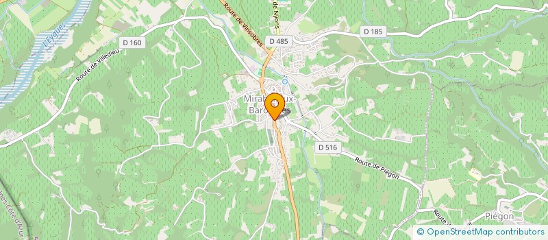 localisation de l'entreprise MONSIEUR JEAN-MICHEL CENET  MIRABEL-AUX-BARONNIES