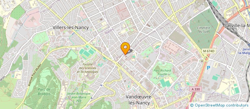 localisation de l'entreprise MONSIEUR JEAN-MICHEL CHAMPOUILLON  VANDUVRE-LES-NANCY