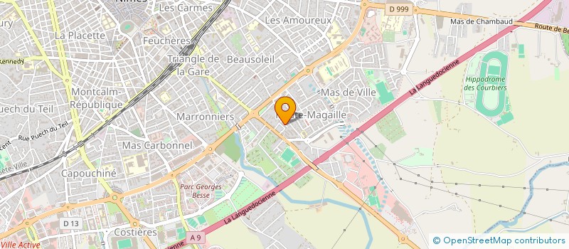 localisation de l'entreprise MONSIEUR JEAN-MICHEL CHANNAC  NIMES