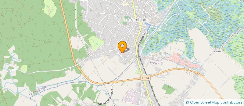 localisation de l'entreprise MONSIEUR JEAN MICHEL CHARRE à LA TREMBLADE