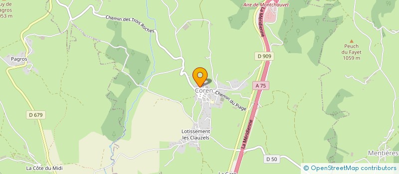 localisation de l'entreprise MONSIEUR JEAN MICHEL CHARRIAUD à NEUVEGLISE-SUR-TRUYERE