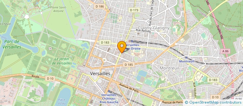 localisation de l'entreprise MONSIEUR JEAN-MICHEL CHARRIER à VERSAILLES