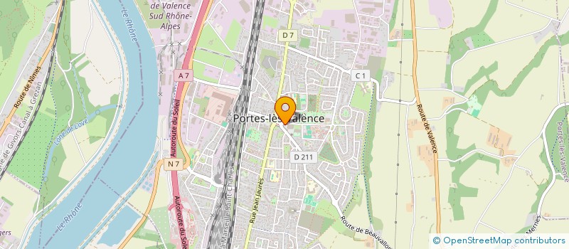 localisation de l'entreprise MONSIEUR JEAN-MICHEL CHASSON à PORTES-LES-VALENCE