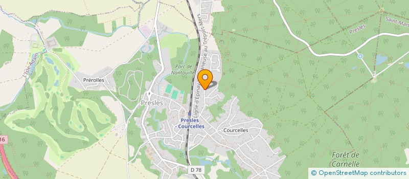 localisation de l'entreprise MONSIEUR JEAN-MICHEL CHATELAIN à PRESLES