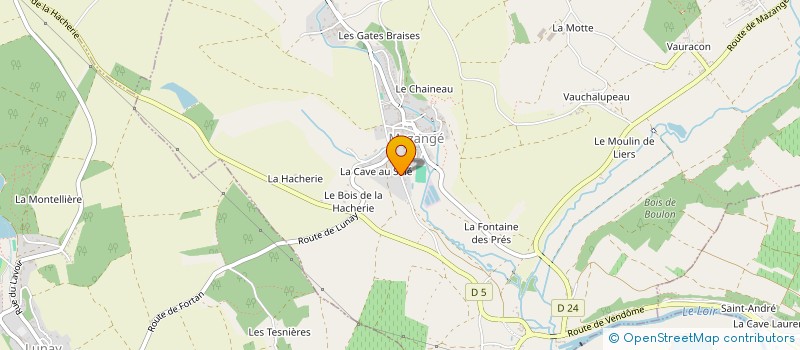 localisation de l'entreprise MONSIEUR JEAN-MICHEL CHAUVIN  MAZANGE