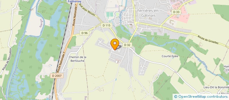 localisation de l'entreprise MONSIEUR JEAN-MICHEL CHENAILLER  FERRIERES-EN-GATINAIS
