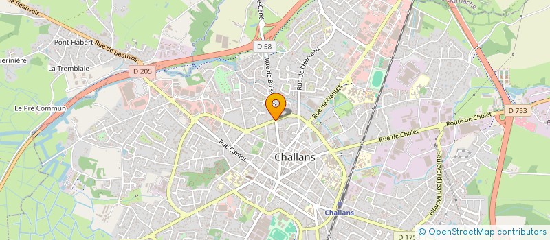 localisation de l'entreprise MONSIEUR JEAN-MICHEL CHENEAU à CHALLANS
