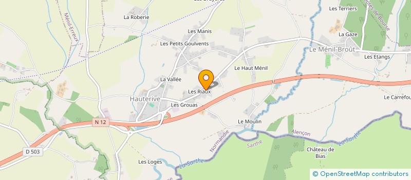 localisation de l'entreprise MONSIEUR JEAN-MICHEL CHERRIER à HAUTERIVE