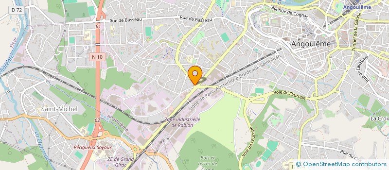 localisation de l'entreprise MONSIEUR JEAN-MICHEL CHEVAILLIER à ANGOULEME
