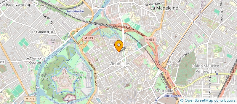 localisation de l'entreprise MONSIEUR JEAN-MICHEL CHEVREUIL  LILLE