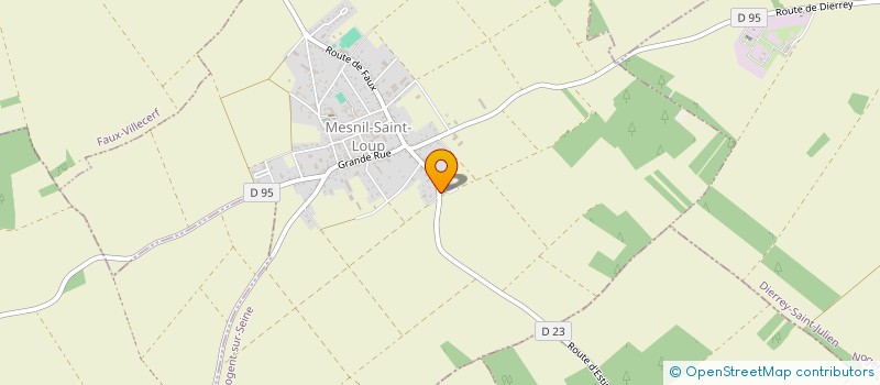 localisation de l'entreprise MONSIEUR JEAN MICHEL CHOLET  MARAYE-EN-OTHE