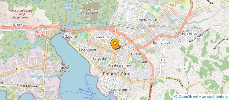 localisation de l'entreprise MONSIEUR JEAN-MICHEL CHRISTOPHE  LES ABYMES