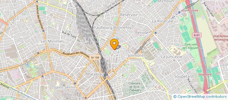 localisation de l'entreprise MONSIEUR JEAN-MICHEL CLAIRAND à TOULOUSE