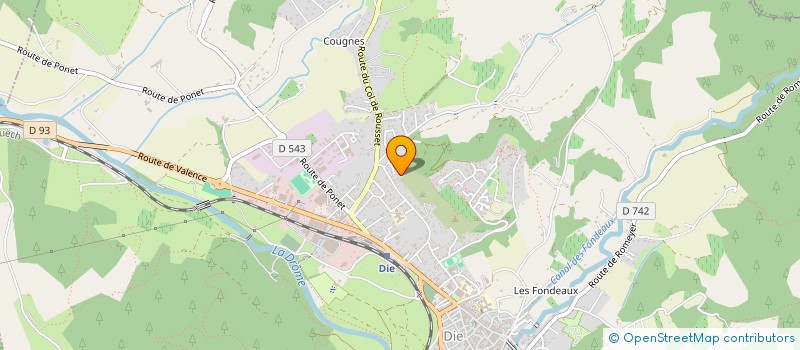 localisation de l'entreprise MONSIEUR JEAN-MICHEL CLERMONT  DIE