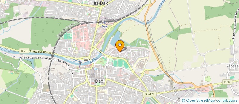 localisation de l'entreprise MONSIEUR JEAN-MICHEL COHAUT à DAX