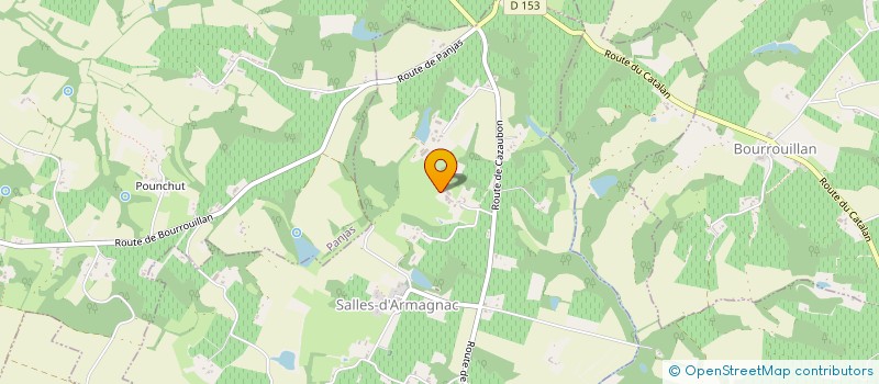 localisation de l'entreprise MONSIEUR JEAN-MICHEL COIUTTI  SALLES-D'ARMAGNAC