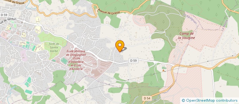 localisation de l'entreprise MONSIEUR JEAN-MICHEL COLIN  DRAGUIGNAN