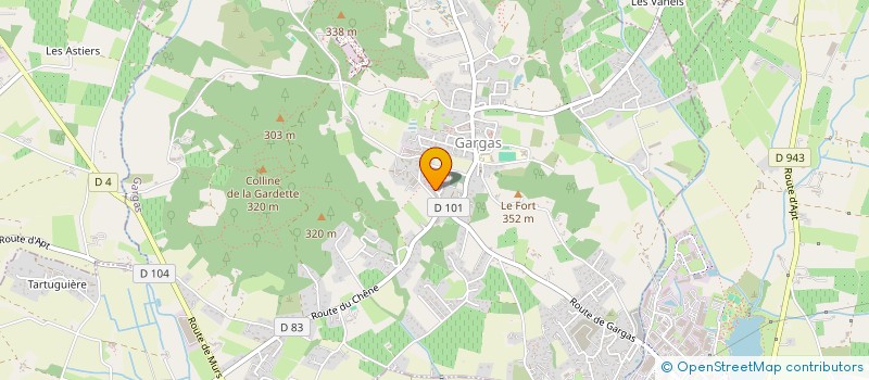 localisation de l'entreprise MONSIEUR JEAN-MICHEL CONSTANT  GARGAS