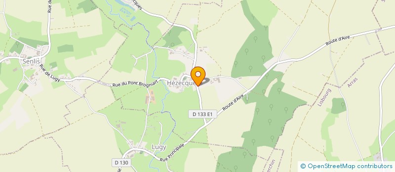 localisation de l'entreprise MONSIEUR JEAN-MICHEL COPIN  HEZECQUES