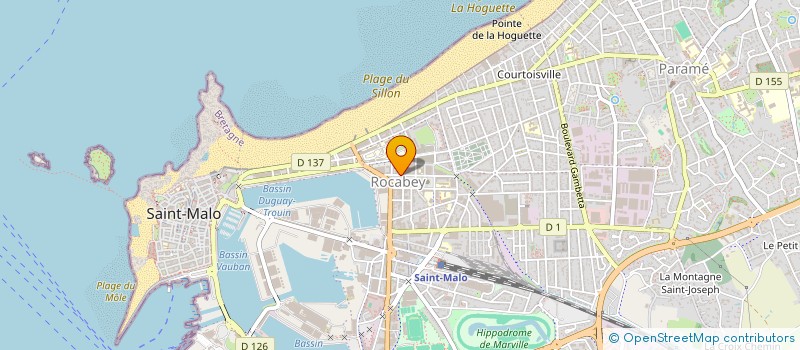 localisation de l'entreprise MONSIEUR JEAN-MICHEL CORDIER  SAINT-MALO