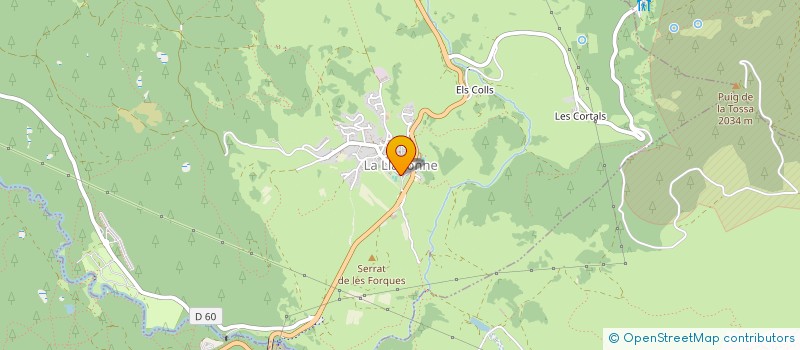 localisation de l'entreprise MONSIEUR JEAN-MICHEL CORRIEU  LA LLAGONNE