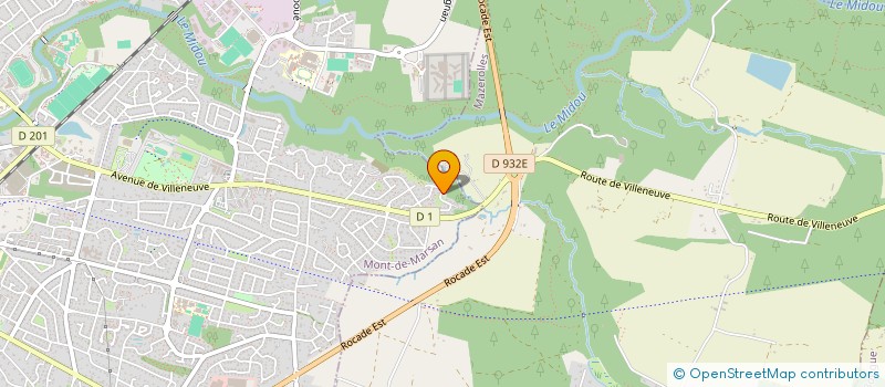 localisation de l'entreprise MONSIEUR JEAN-MICHEL COSTEDOAT  MONT-DE-MARSAN