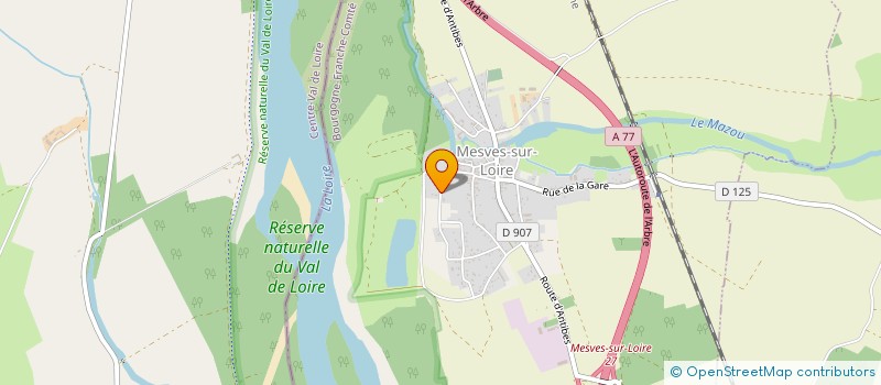 localisation de l'entreprise MONSIEUR JEAN-MICHEL COTTINET à MESVES-SUR-LOIRE