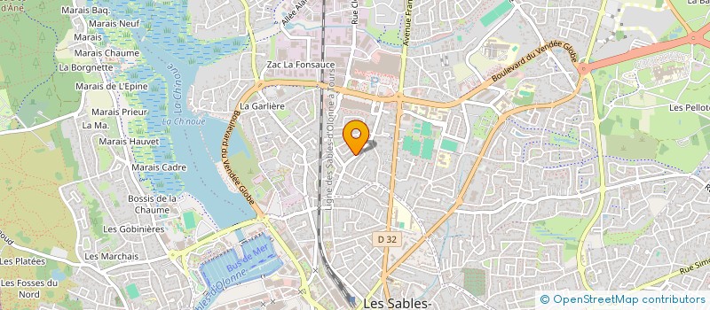 localisation de l'entreprise MONSIEUR JEAN MICHEL COUBLANT  LES SABLES D'OLONNE