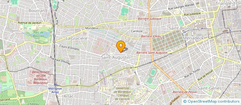 localisation de l'entreprise MONSIEUR JEAN MICHEL COUVIDAT  BORDEAUX