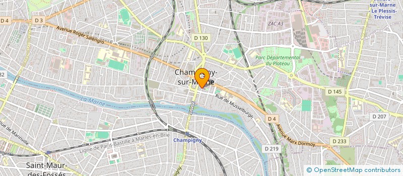 localisation de l'entreprise MONSIEUR JEAN-MICHEL DA SILVA à CHAMPIGNY-SUR-MARNE