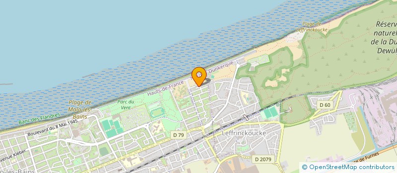 localisation de l'entreprise MONSIEUR JEAN-MICHEL DAVID à DUNKERQUE