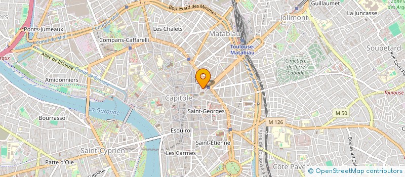 localisation de l'entreprise MONSIEUR JEAN MICHEL DE BOISVILLIERS à TOULOUSE