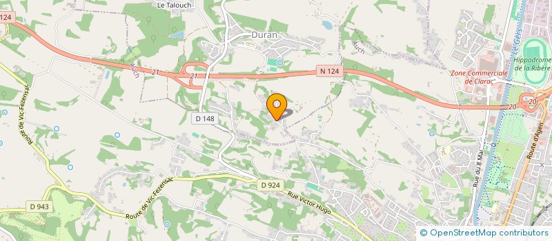 localisation de l'entreprise MONSIEUR JEAN MICHEL DE PRADA  DURAN