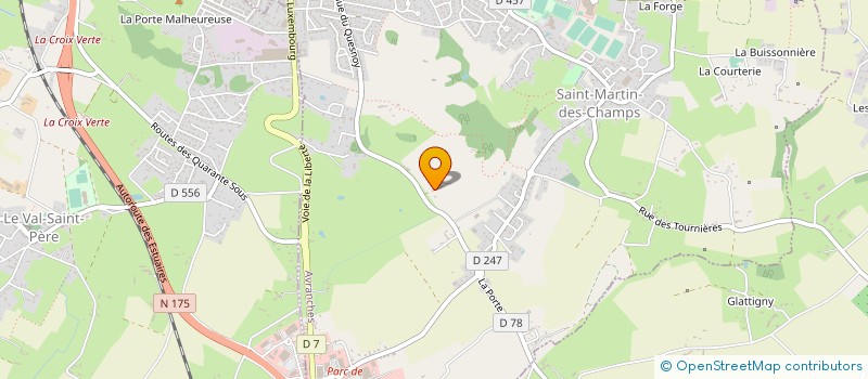 localisation de l'entreprise MONSIEUR JEAN-MICHEL DEBESNE à AVRANCHES