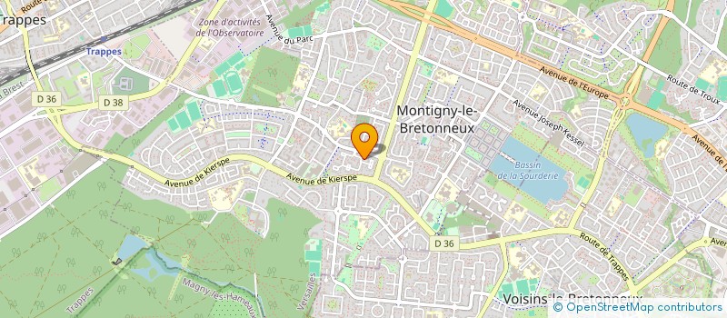 localisation de l'entreprise MONSIEUR JEAN-MICHEL DECREUZE  MONTIGNY-LE-BRETONNEUX