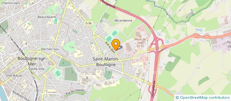 localisation de l'entreprise MONSIEUR JEAN-MICHEL DEFACHEL à SAINT-MARTIN-BOULOGNE