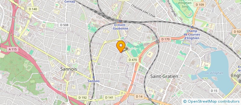 localisation de l'entreprise MONSIEUR JEAN-MICHEL DEFERT  SANNOIS