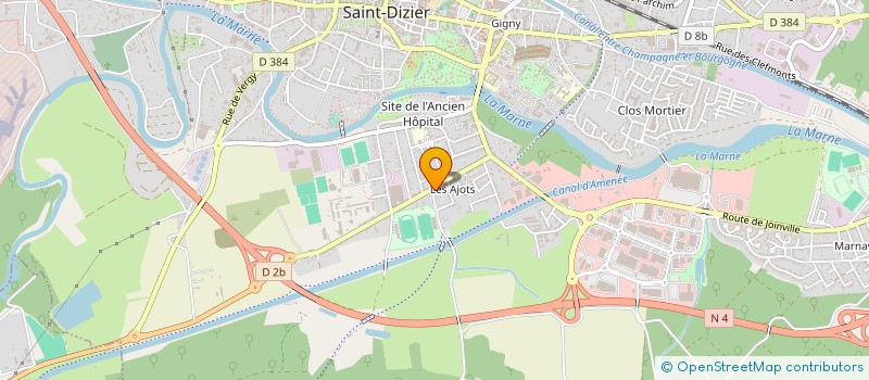 localisation de l'entreprise MONSIEUR JEAN-MICHEL DEGOUTIN à SAINT-DIZIER