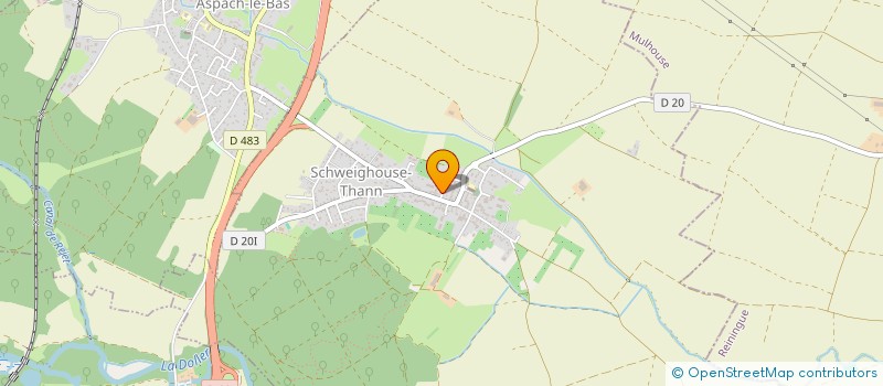 localisation de l'entreprise MONSIEUR JEAN MICHEL DEIBER  SCHWEIGHOUSE-THANN