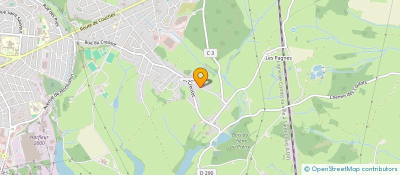 localisation de l'entreprise MONSIEUR JEAN MICHEL DELATTRE  LE BREUIL