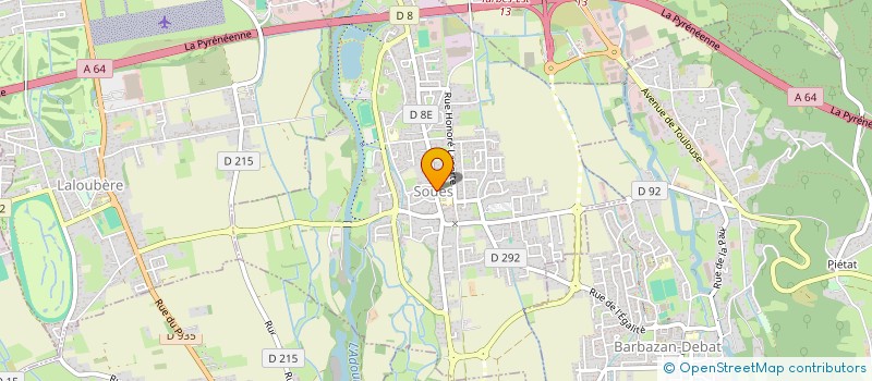 localisation de l'entreprise MONSIEUR JEAN MICHEL DELAVAULT  SOUES