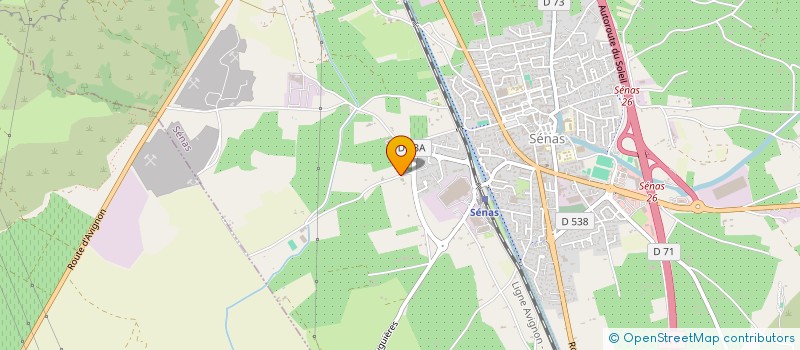 localisation de l'entreprise MONSIEUR JEAN MICHEL DELAVELLE  SENAS