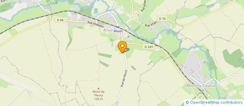 localisation de l'entreprise MONSIEUR JEAN-MICHEL DELAY  ANVIN