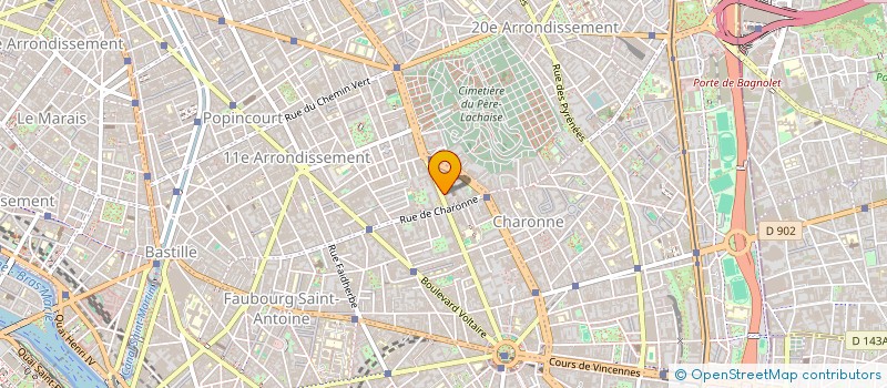 localisation de l'entreprise MONSIEUR JEAN-MICHEL DELETTRE  PARIS