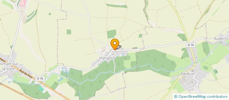 localisation de l'entreprise MONSIEUR JEAN-MICHEL DELOMMEZ  HANGARD