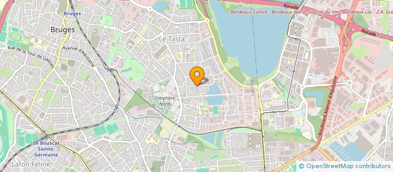 localisation de l'entreprise MONSIEUR JEAN MICHEL DELOS  BRUGES