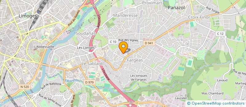 localisation de l'entreprise MONSIEUR JEAN-MICHEL DELPIT à PANAZOL